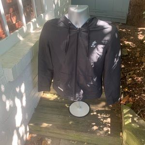 Boys Vintage Black Mickey Mouse Zip Up Jacket Size S